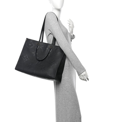 Louis Vuitton Empreinte Monogram Giant Onthego GM Black 2 of 11