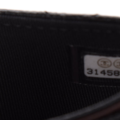Chanel Caviar Quilted Flap Card Holder On Chain Black 10 of 11