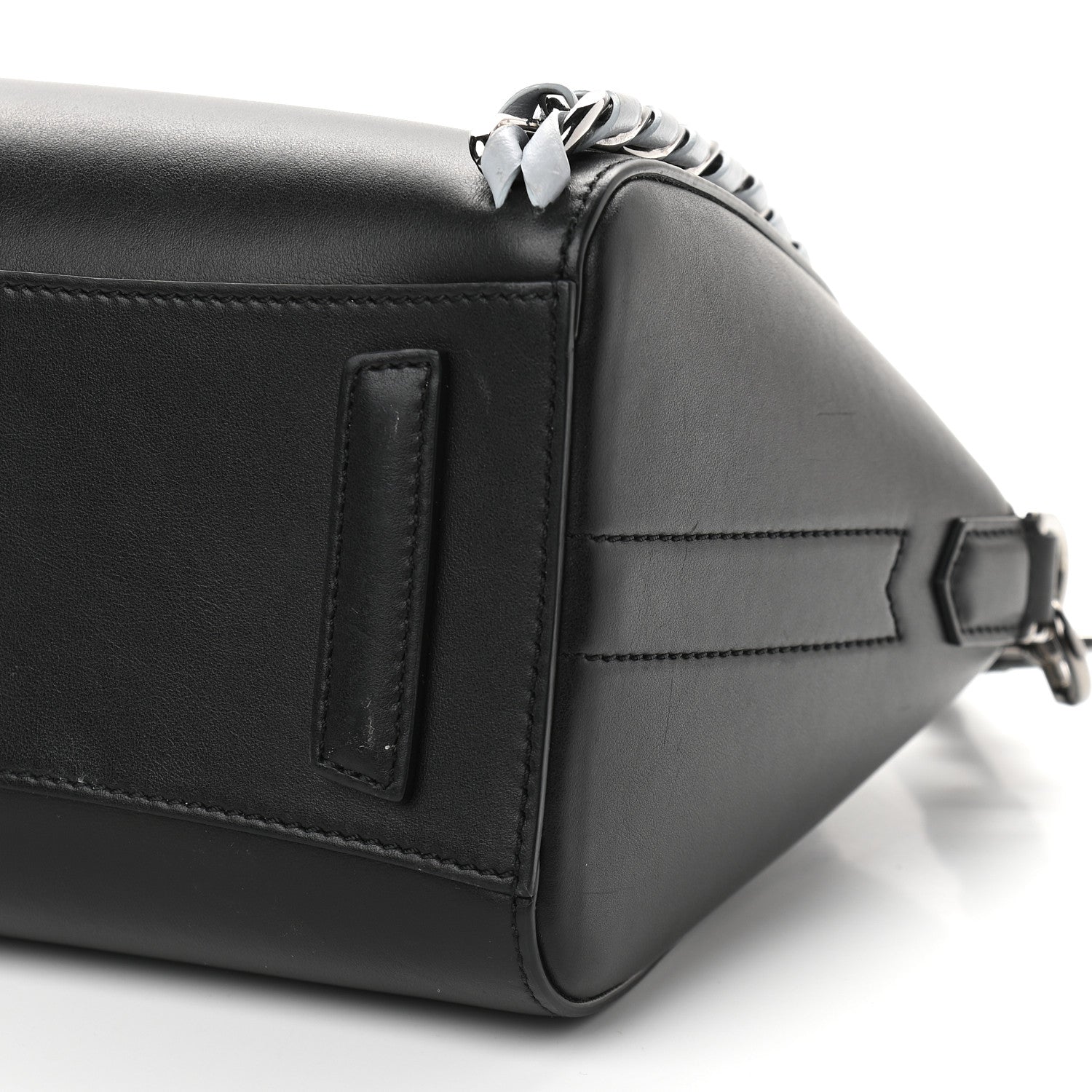 Givenchy Smooth Calfskin Mini Chain Weave Antigona Black 6 of 9
