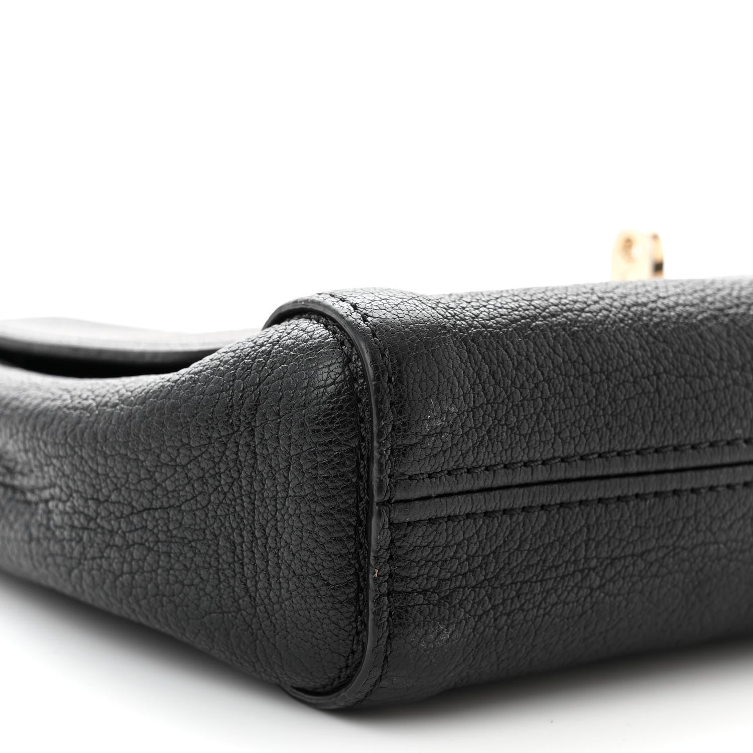 Mulberry Glossy Goatskin Small Lily Flap Black 10 of 11