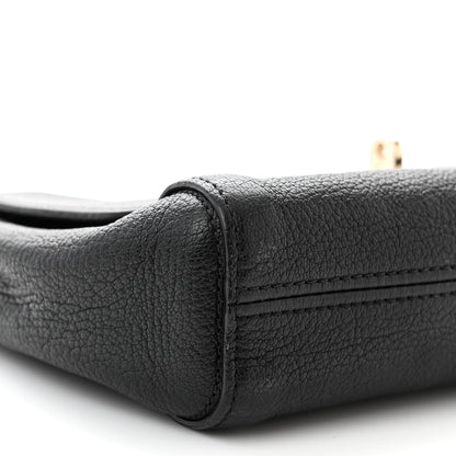 Mulberry Glossy Goatskin Small Lily Flap Black 10 of 11