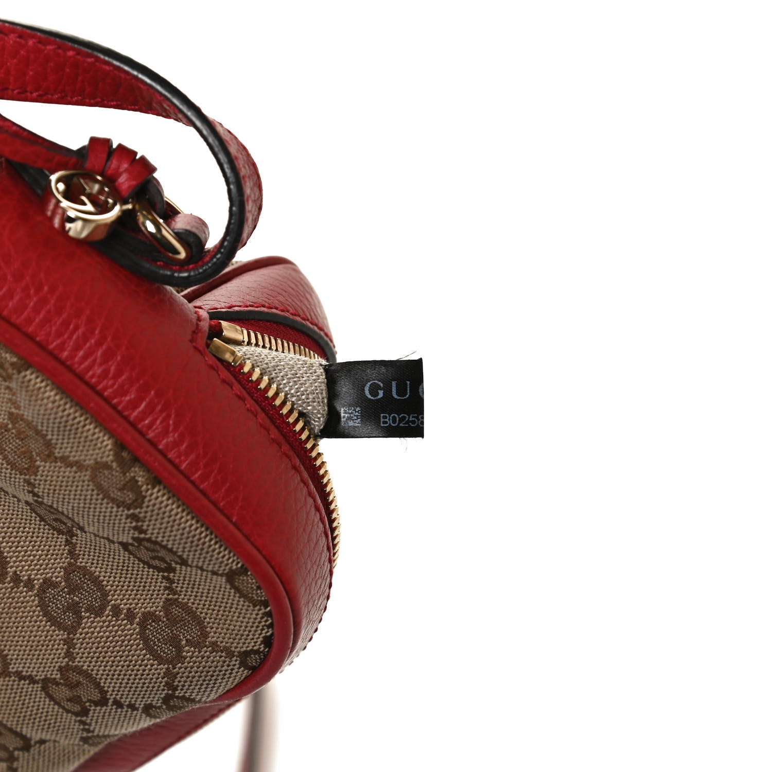Gucci Monogram Mini Bree Messenger Bag Red 8 of 11
