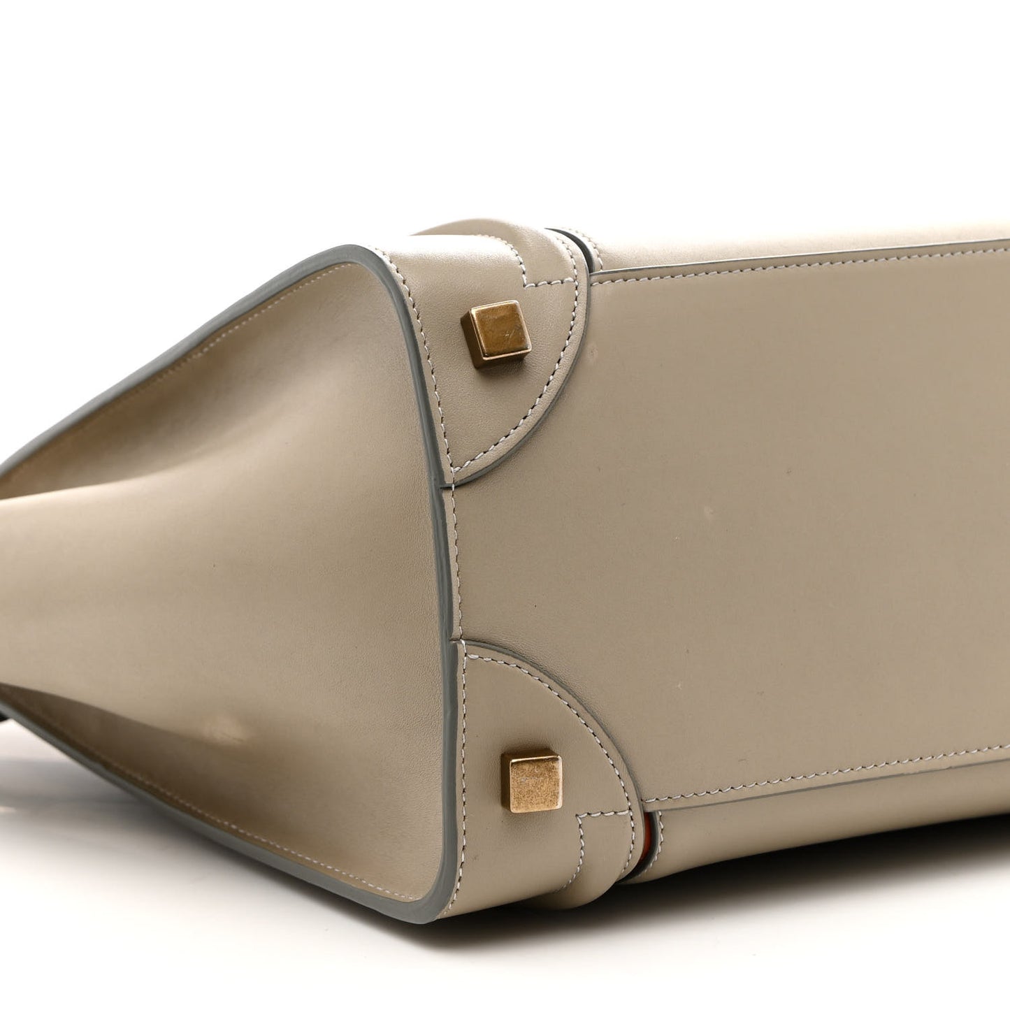 Smooth Calfskin Interstice Micro Luggage Quartz