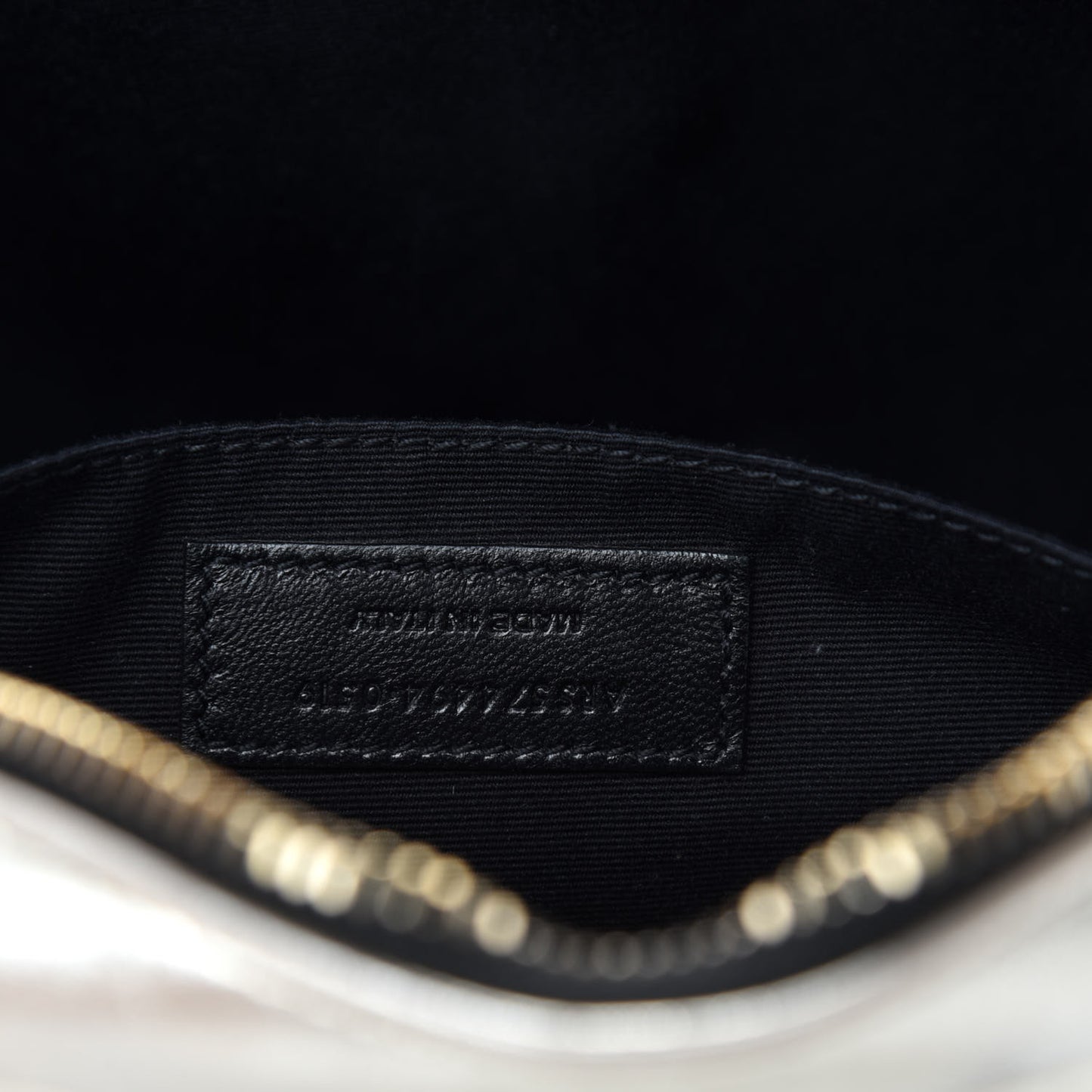 Metallic Calfskin Matelasse Monogram Lou Camera Bag Platino