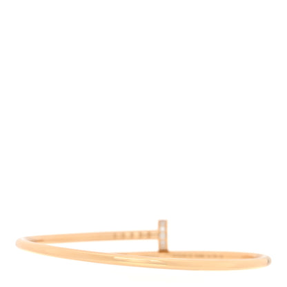 Cartier 18K Yellow Gold Diamond Small Juste Un Clou Bracelet 15 2 of 5