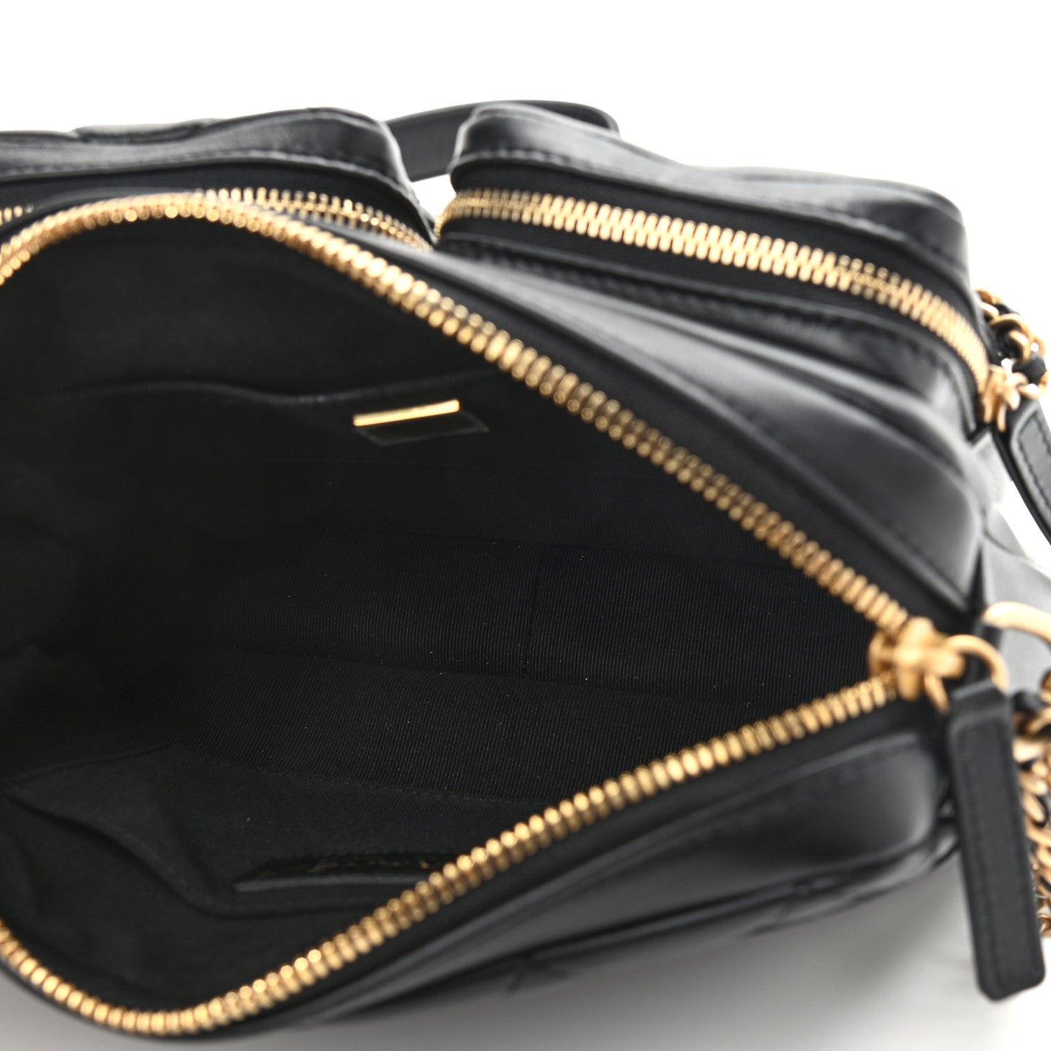 Chanel Calfskin Quilted Small Camera Case Black 5 of 9