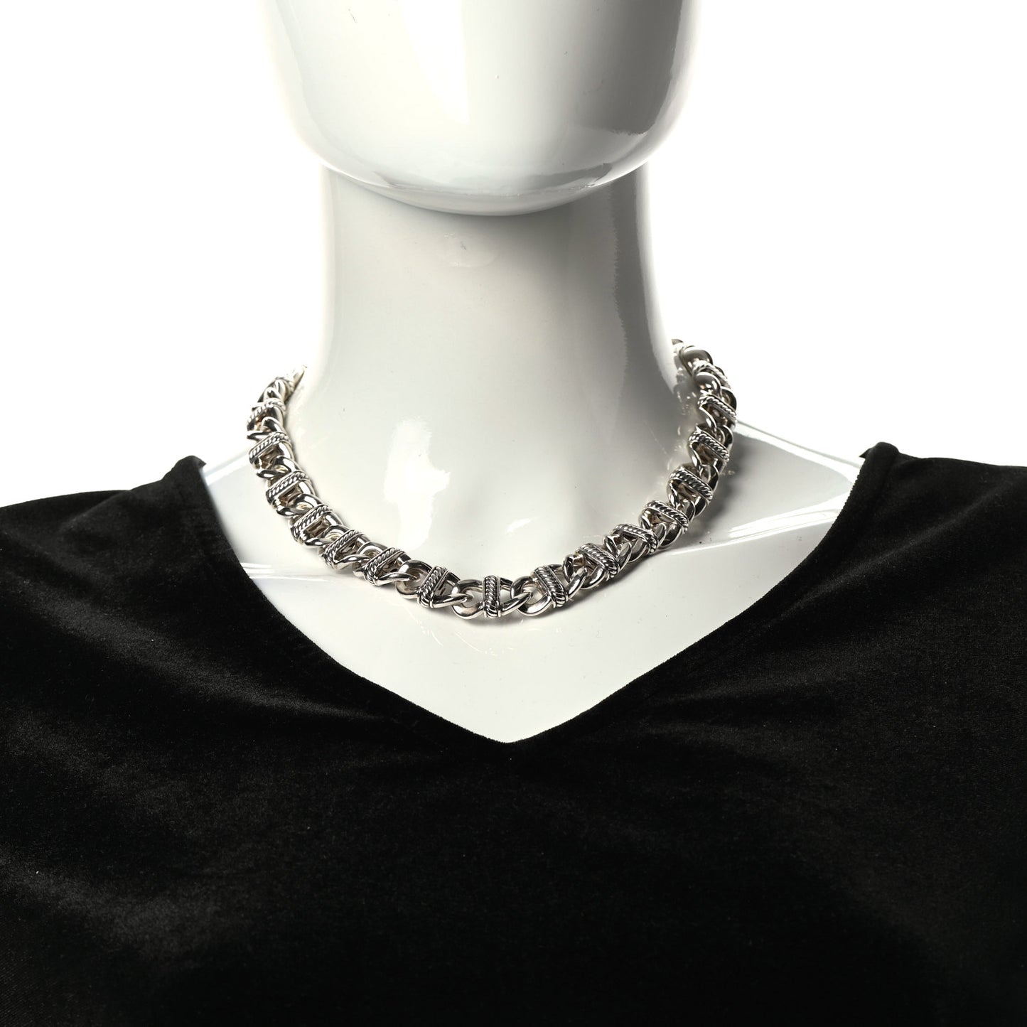 Sterling Silver Madison Link Chain Necklace