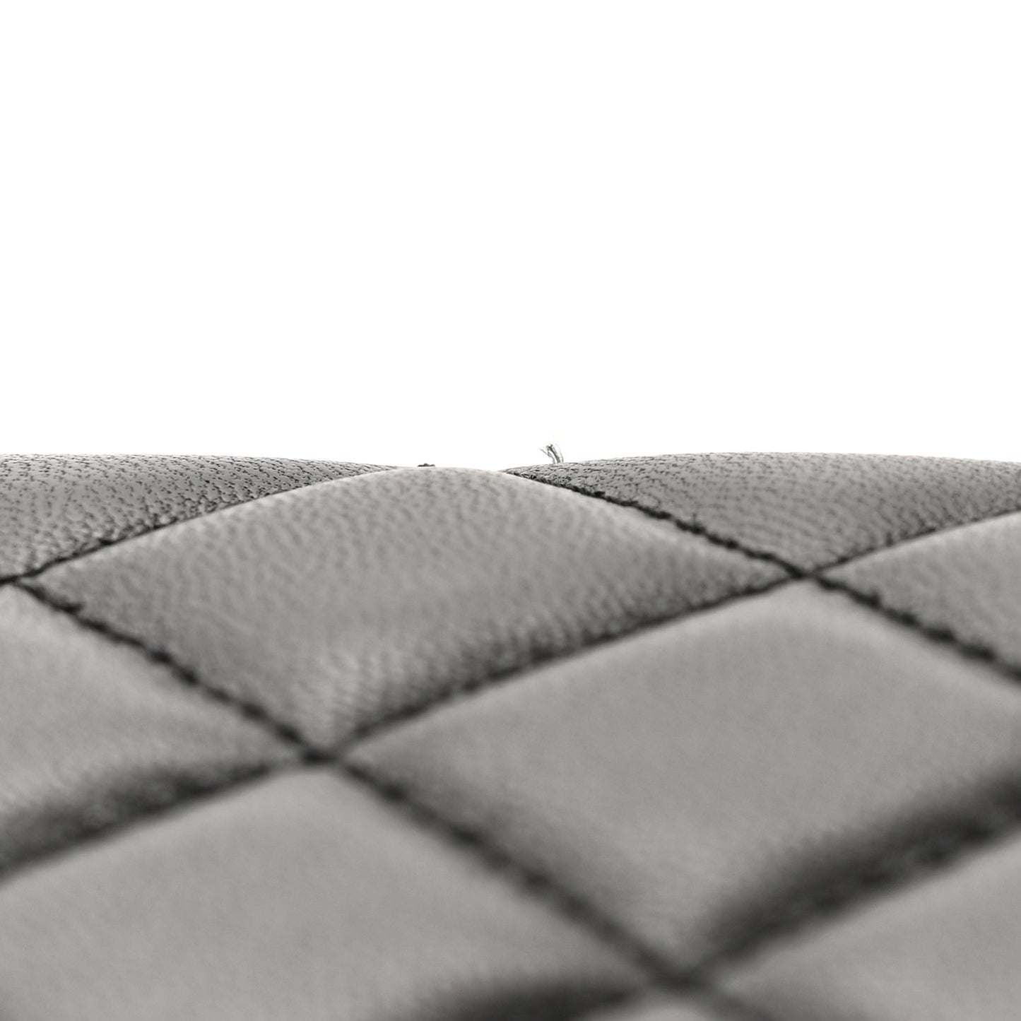 Lambskin Quilted All About Chanel Charm Wristlet Wallet Black
