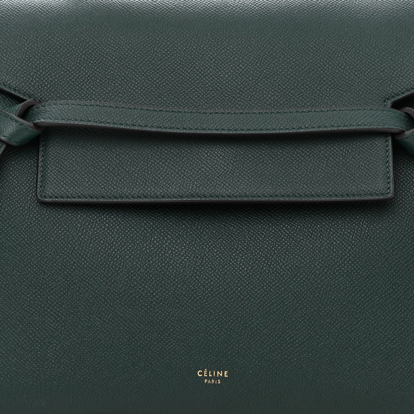 Grained Calfskin Mini Belt Bag Amazone