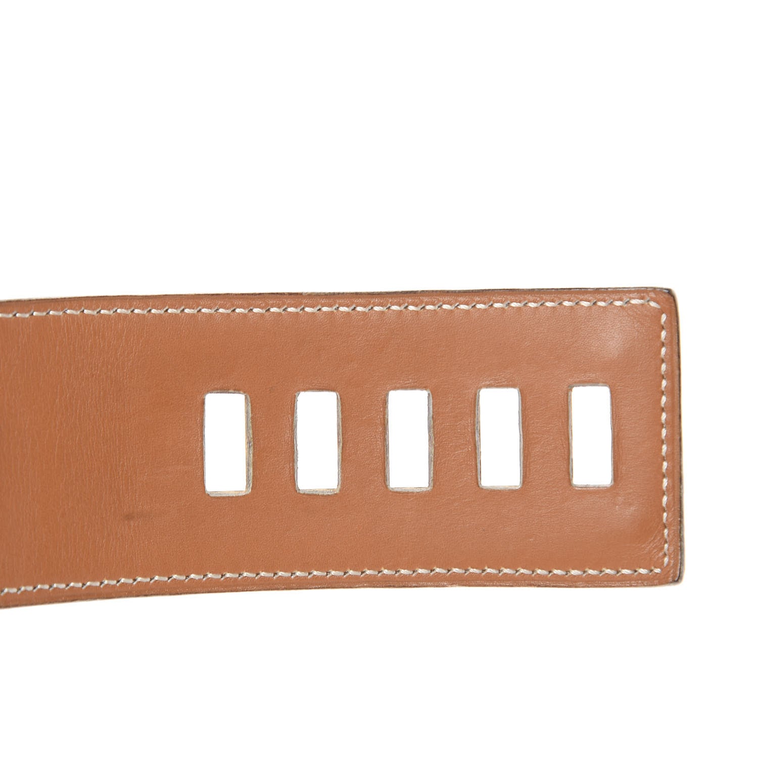Hermes Courchevel Collier De Chien CDC Belt 72 Gold 6 of 9