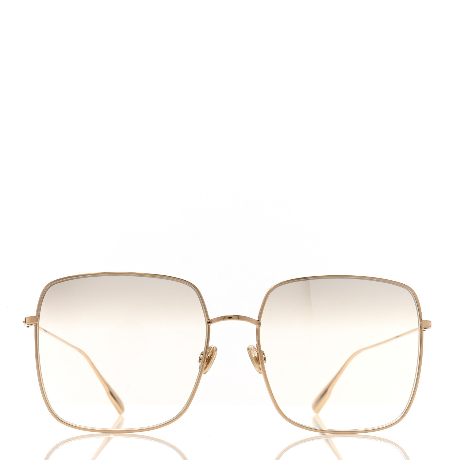 Christian Dior Metal Stellaire 1 Square Sunglasses Gold 2 of 9