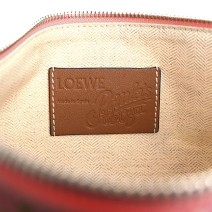Loewe Canvas Waterlily Print Paula's Ibiza Small Pouch Pink 6 of 9