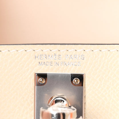Hermes Epsom Mini Kelly Sellier 20 Nata Terre Bai Brun 6 of 11