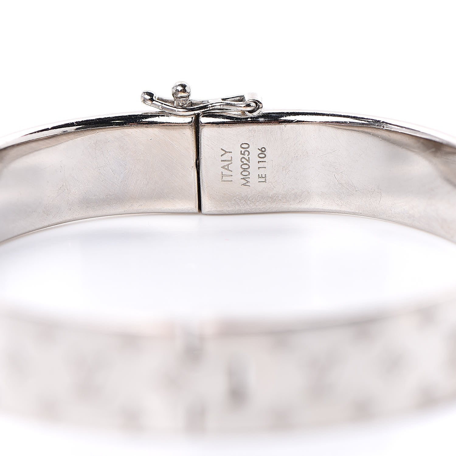 Louis Vuitton Palladium Monogram Nanogram Cuff M 5 of 7