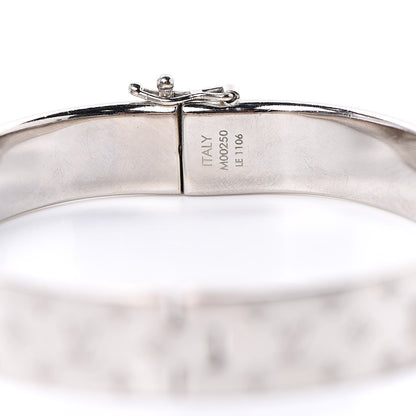 Louis Vuitton Palladium Monogram Nanogram Cuff M 5 of 7
