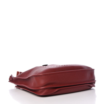 Hermes Taurillon Clemence Evelyne III TGM Rouge Grenat 4 of 10