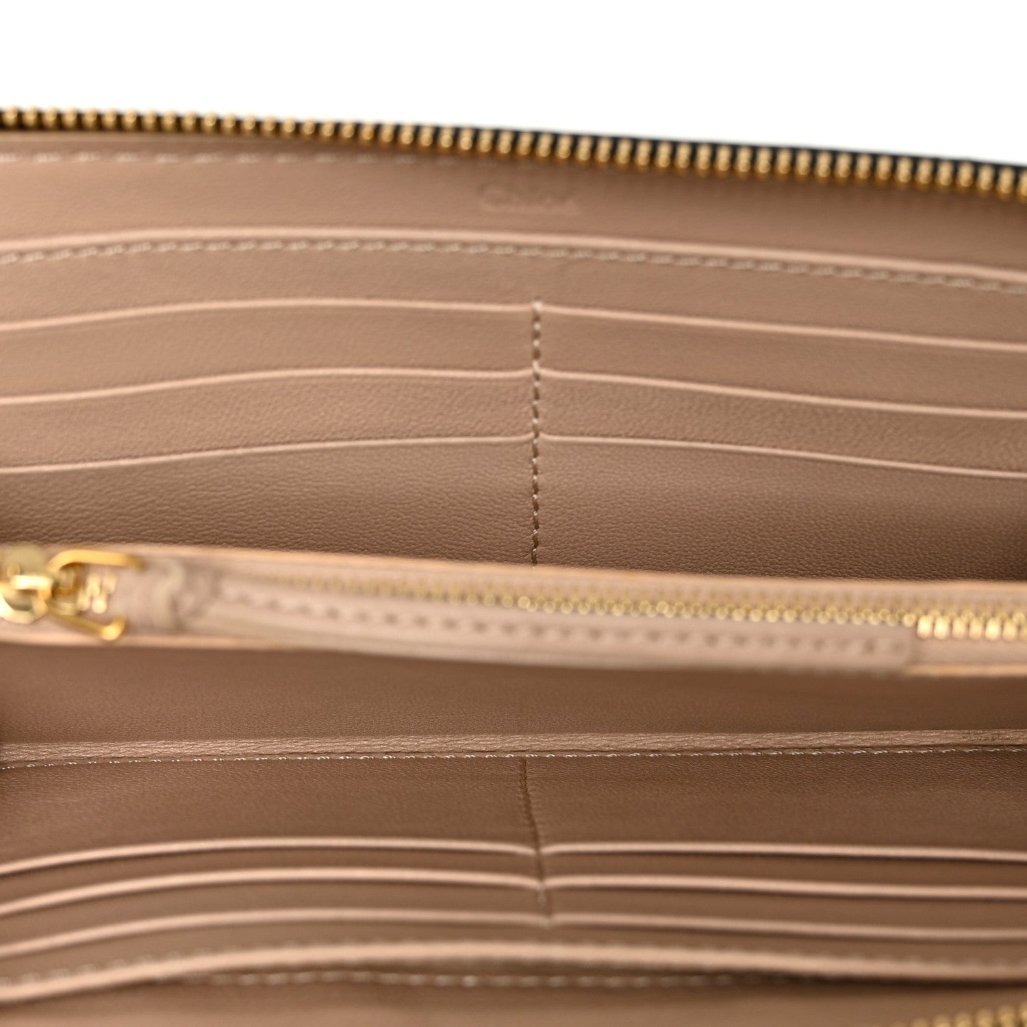 Chloe Grained Calfskin Marcie Long Zip Around Wallet Black 5 of 8