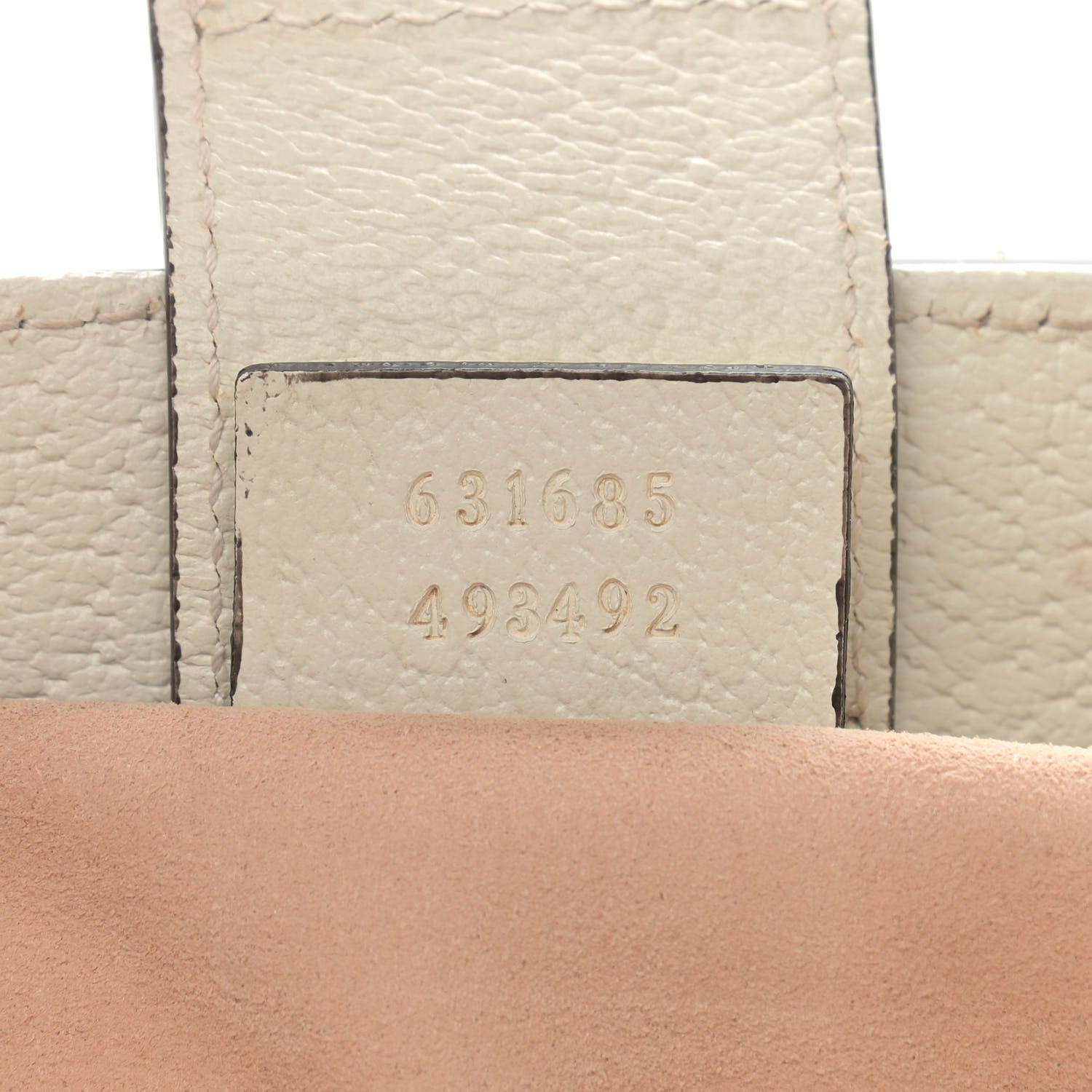 Gucci GG Supreme Monogram Textured Dollar Calfskin Web Medium Ophidia Shopping Tote Beige Ebony Mystic White 7 of 10