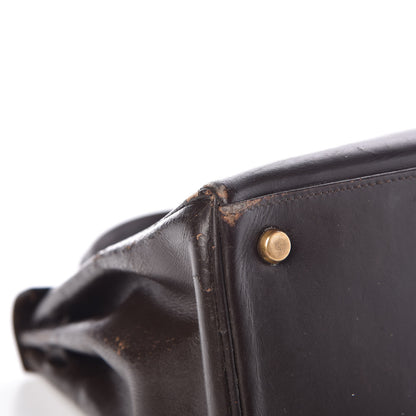 Hermes Box Kelly Retourne 28 Chocolate 40 of 45