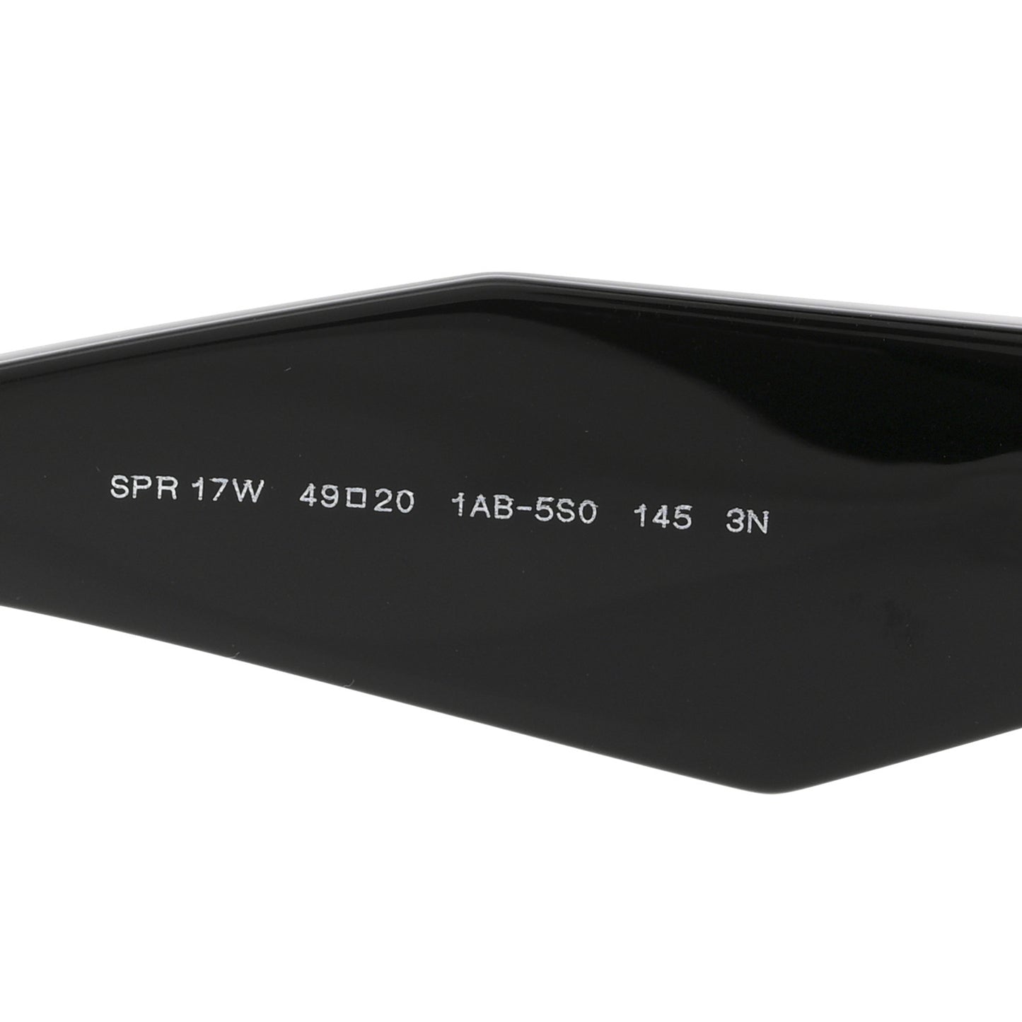 Acetate Symbole Sunglasses SPR 17W Black