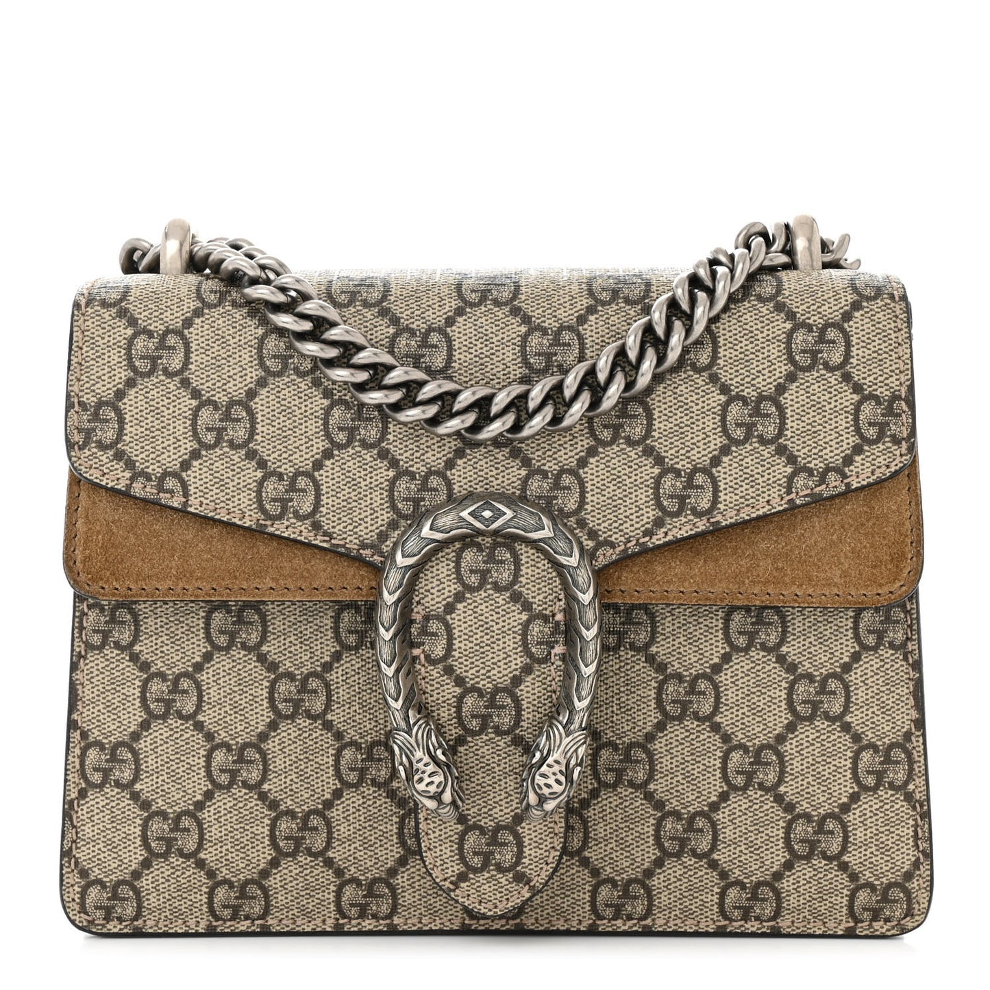 GG Supreme Monogram Mini Dionysus Shoulder Bag Taupe