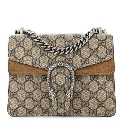 Gucci GG Supreme Monogram Mini Dionysus Shoulder Bag Taupe 1 of 10