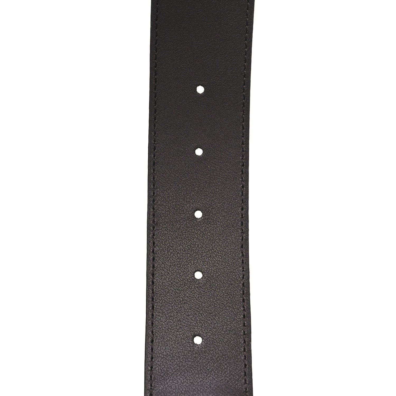 Gucci Nylon Textured Dollar Calfskin Double G Web 40mm Belt 80 32 Green Red Dark Cocoa 5 of 6