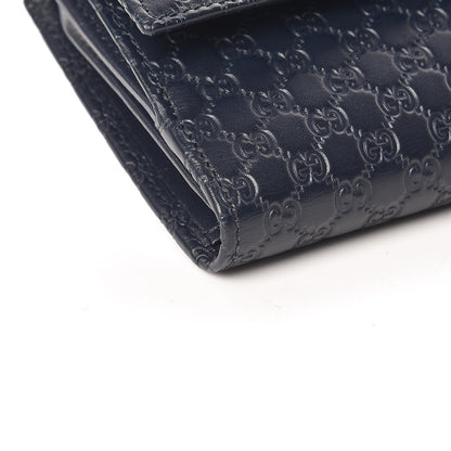 Gucci Microguccissima Continental Flap Wallet Navy 16 of 22