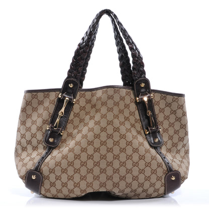Gucci Monogram Medium Pelham Tote Ebony 1 of 12