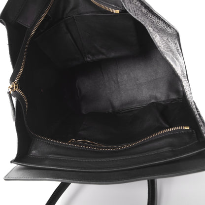 Celine Python Mini Luggage Black 4 of 13