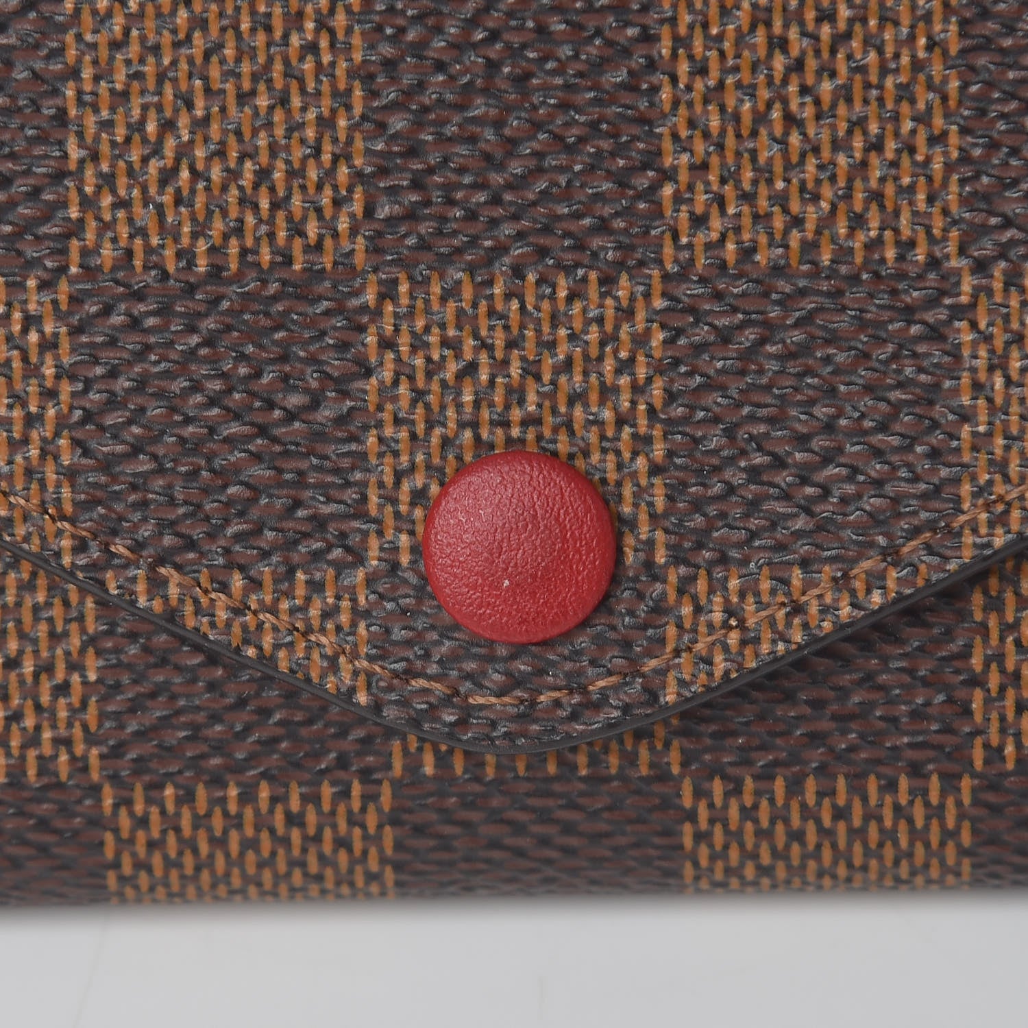 Louis Vuitton Damier Ebene Josephine Wallet Red 10 of 10
