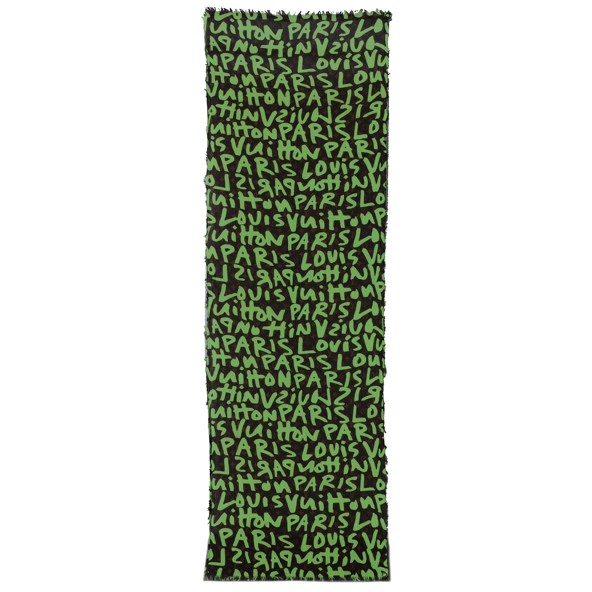 Louis Vuitton Cotton Graffiti Green 3 of 4