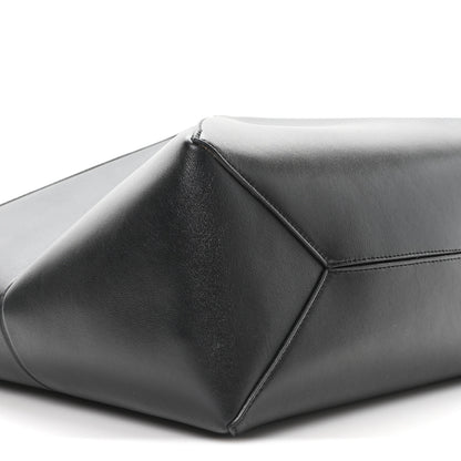 Loewe Shiny Calfskin Medium Puzzle Fold Tote Black 8 of 9