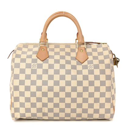 Louis Vuitton Damier Azur Speedy 30 2 of 19