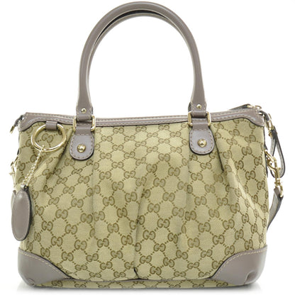 Gucci Monogram Sukey Top Handle Bag 1 of 9