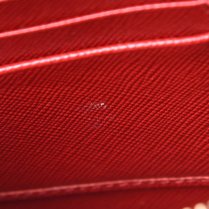 Prada Saffiano Metal Flap Wallet With Strap Fuoco 12 of 20