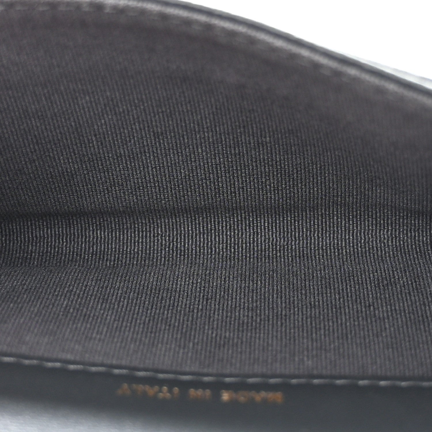 Chanel Lambskin Quilted Flap Card Holder Wallet Dark Grey 5 of 9
