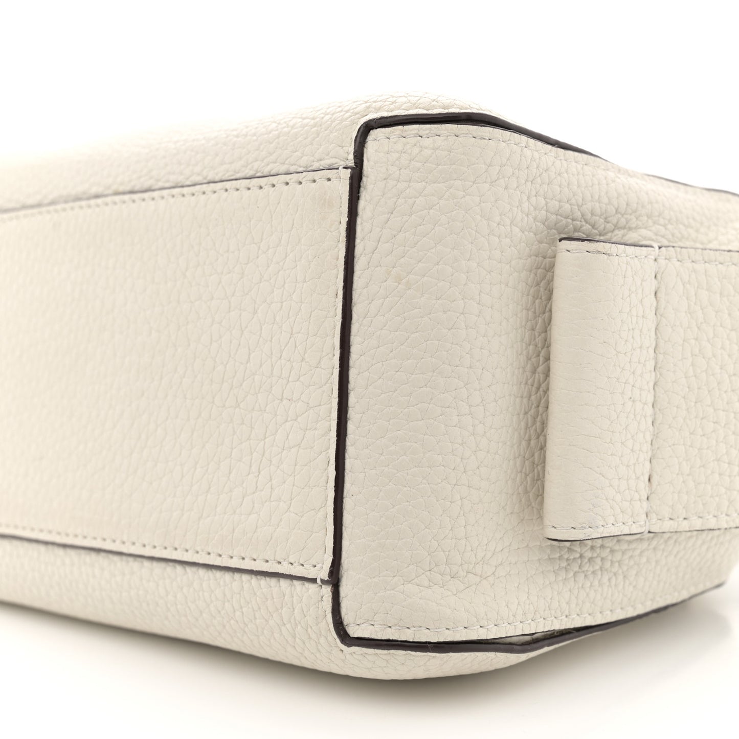 Taurillon Soft Mini Cool Box Satchel Ivory