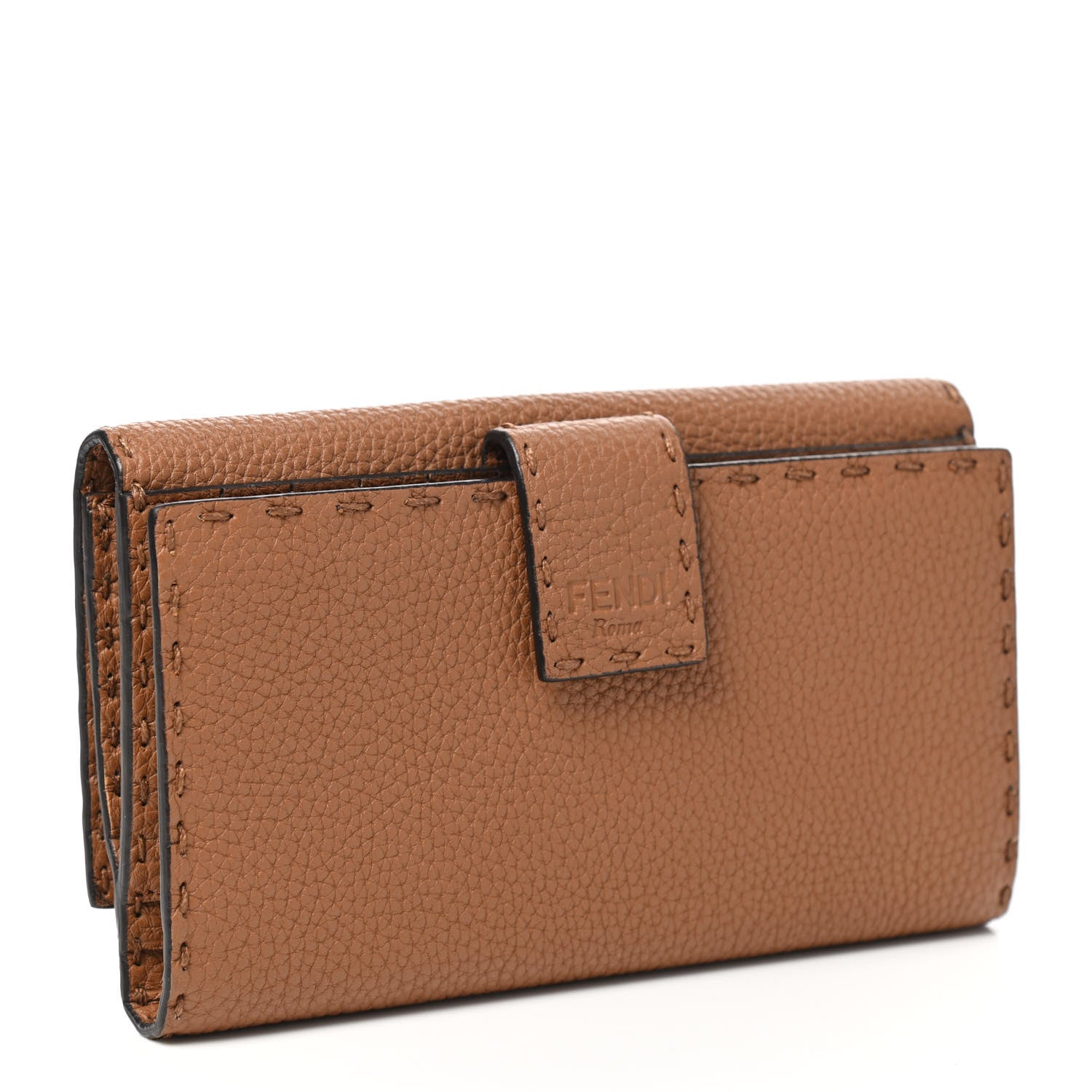 Fendi Cuoio Romano Selleria Peekaboo Continental Wallet Mou 3 of 11