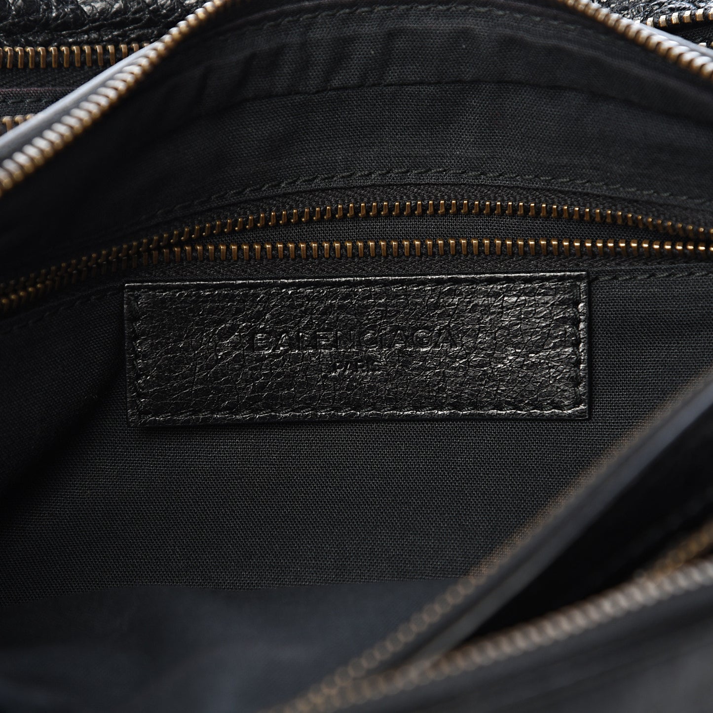 Agneau Classic Hardware Tool Kit Crossbody Black