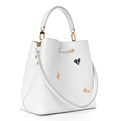 Louis Vuitton Epi Love Lock NeoNoe White 3 of 12