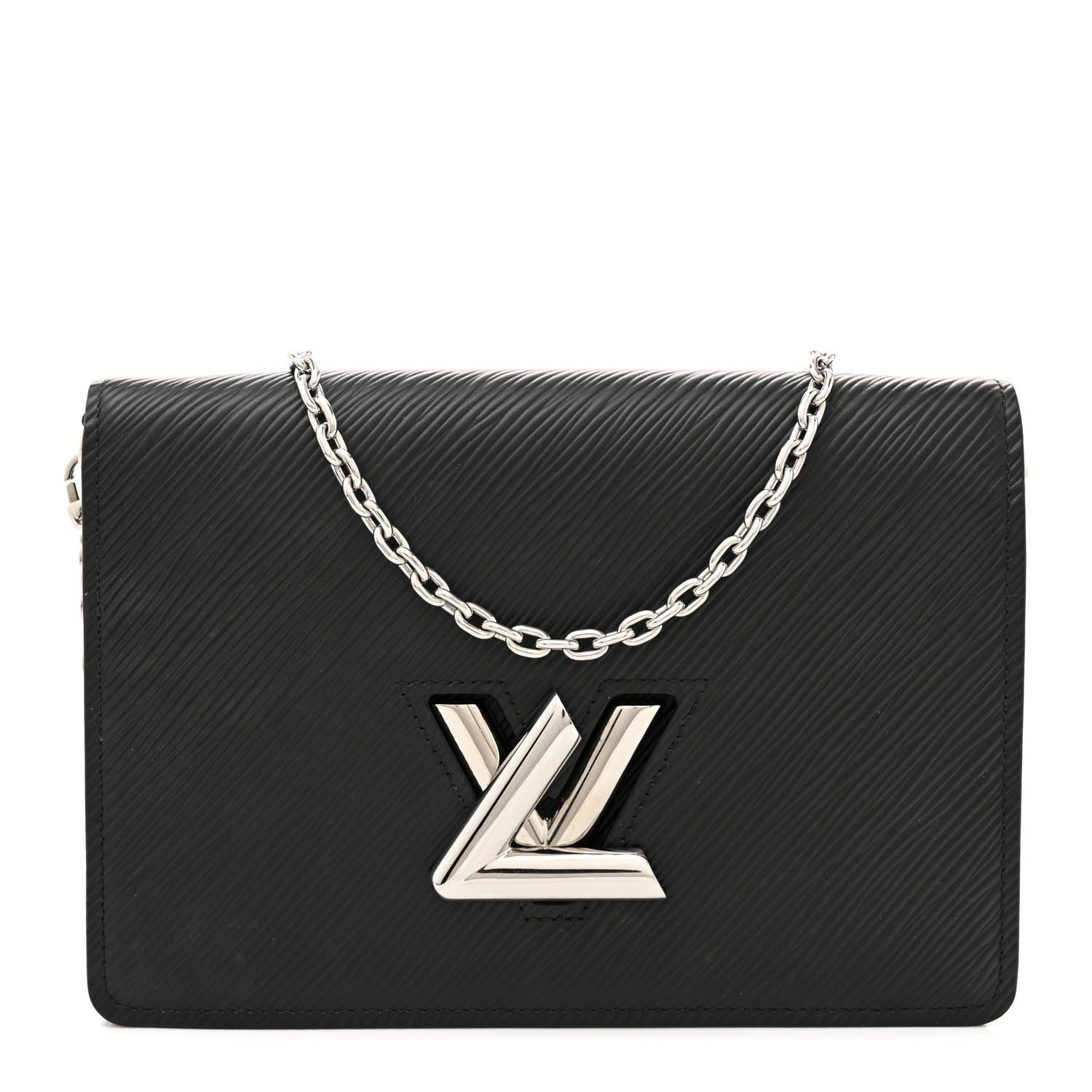 Louis Vuitton Epi Twist Belt Chain Wallet Black 1 of 11