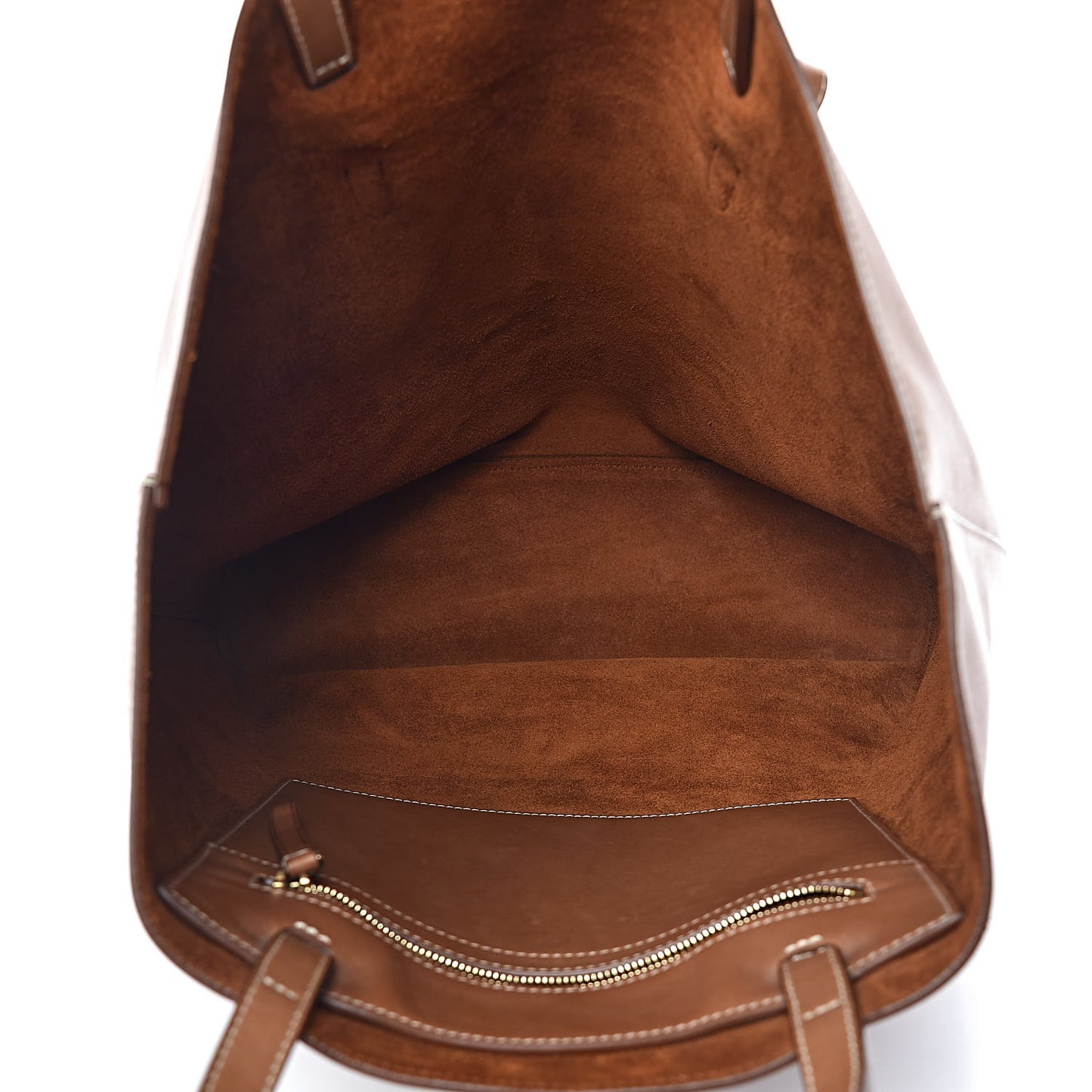 Supple Calfskin Tie Knot Twisted Tote Tan