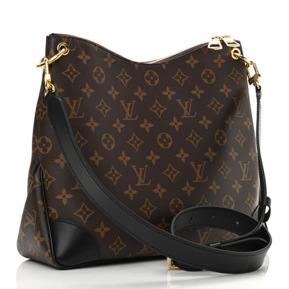 Louis Vuitton Monogram Odeon MM Black 3 of 9