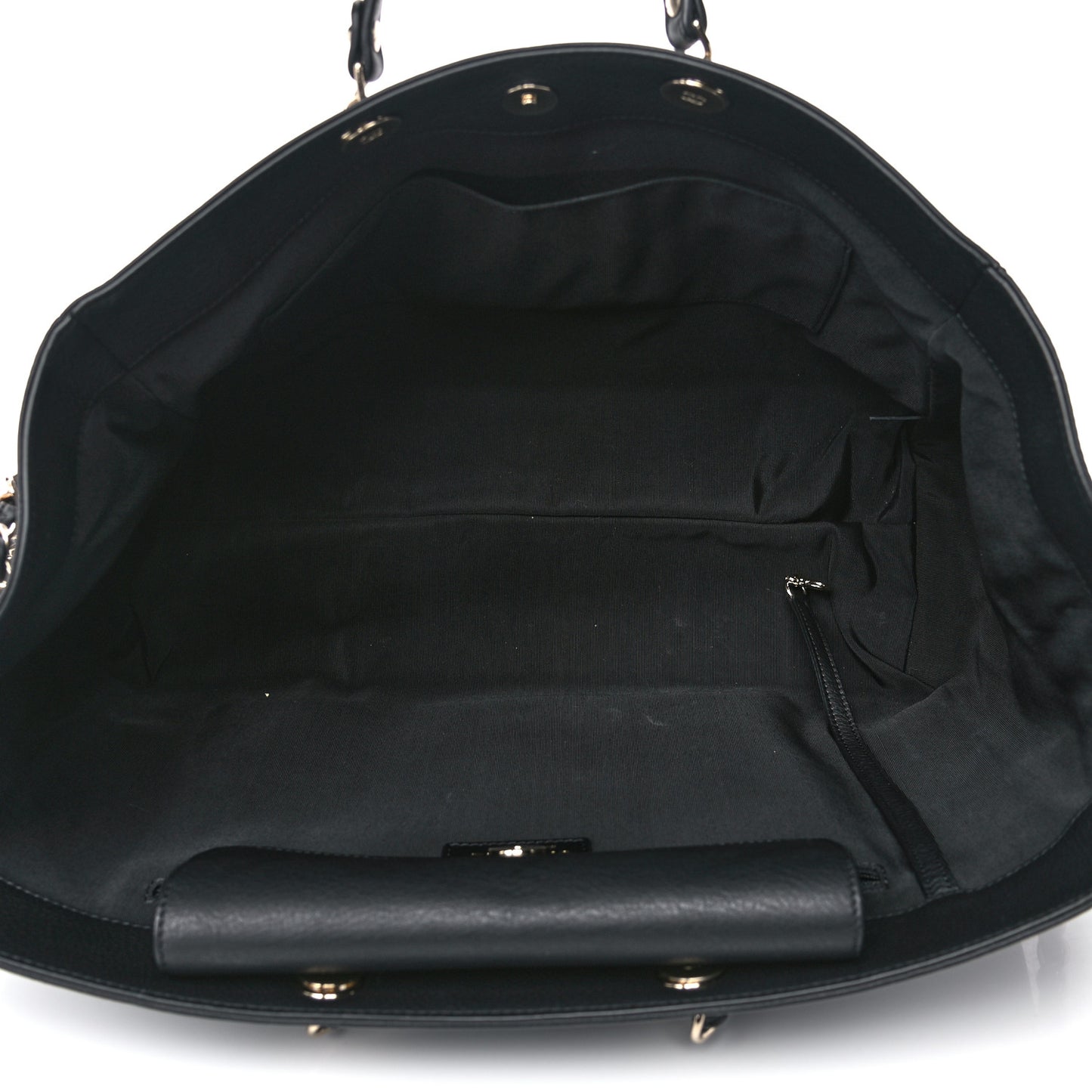 Bullskin Stitched Large Shopping Bag Black