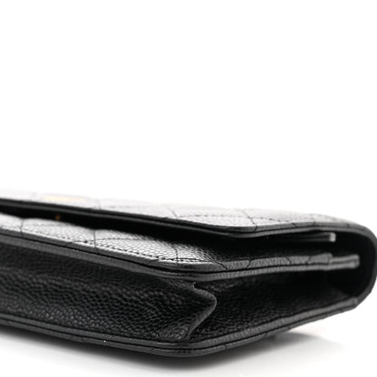 Chanel Caviar Quilted Wallet on Chain WOC Black 11 of 12