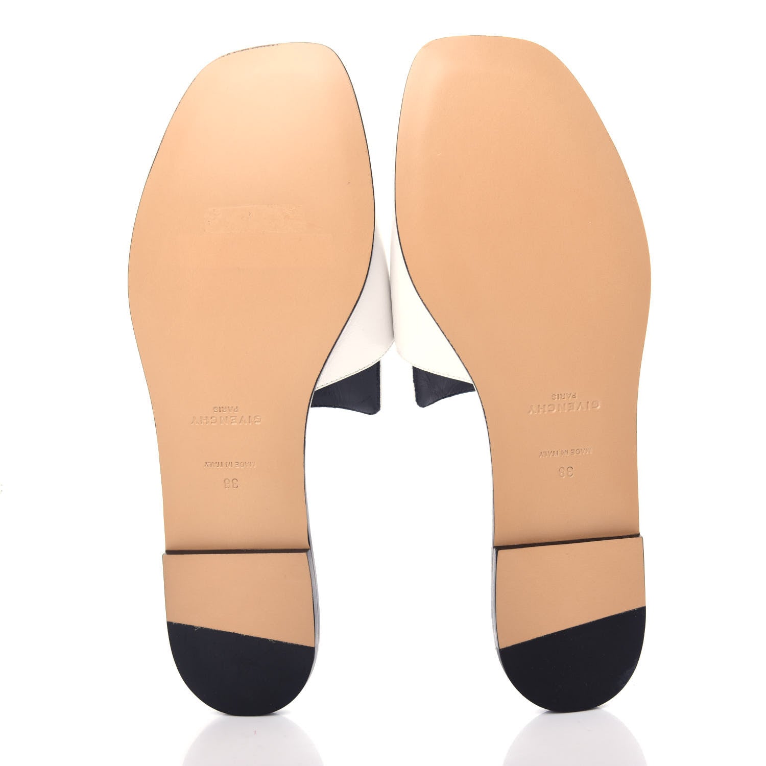 Givenchy Grained Calfskin 4G Flat Sandals 38 Off White 6 of 11