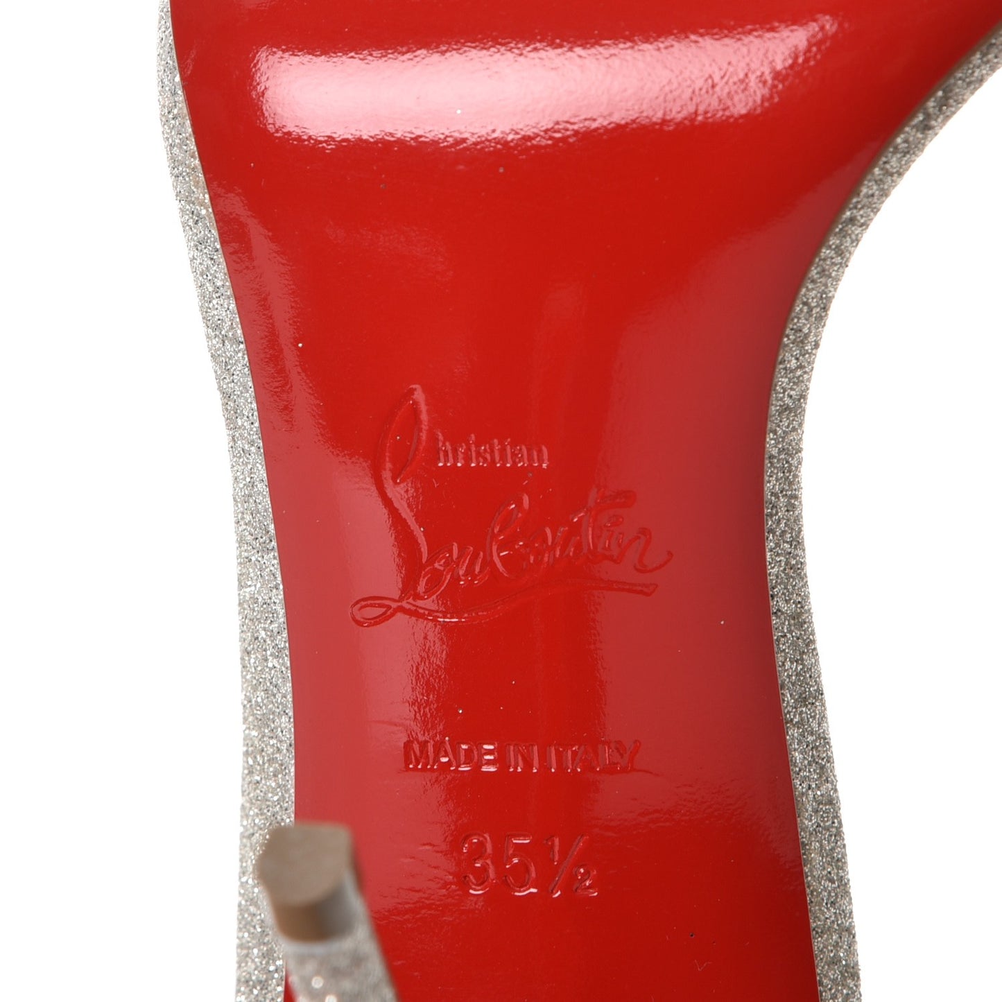 Mini Glitter Toboggan 100 Pumps 35.5 Ivory