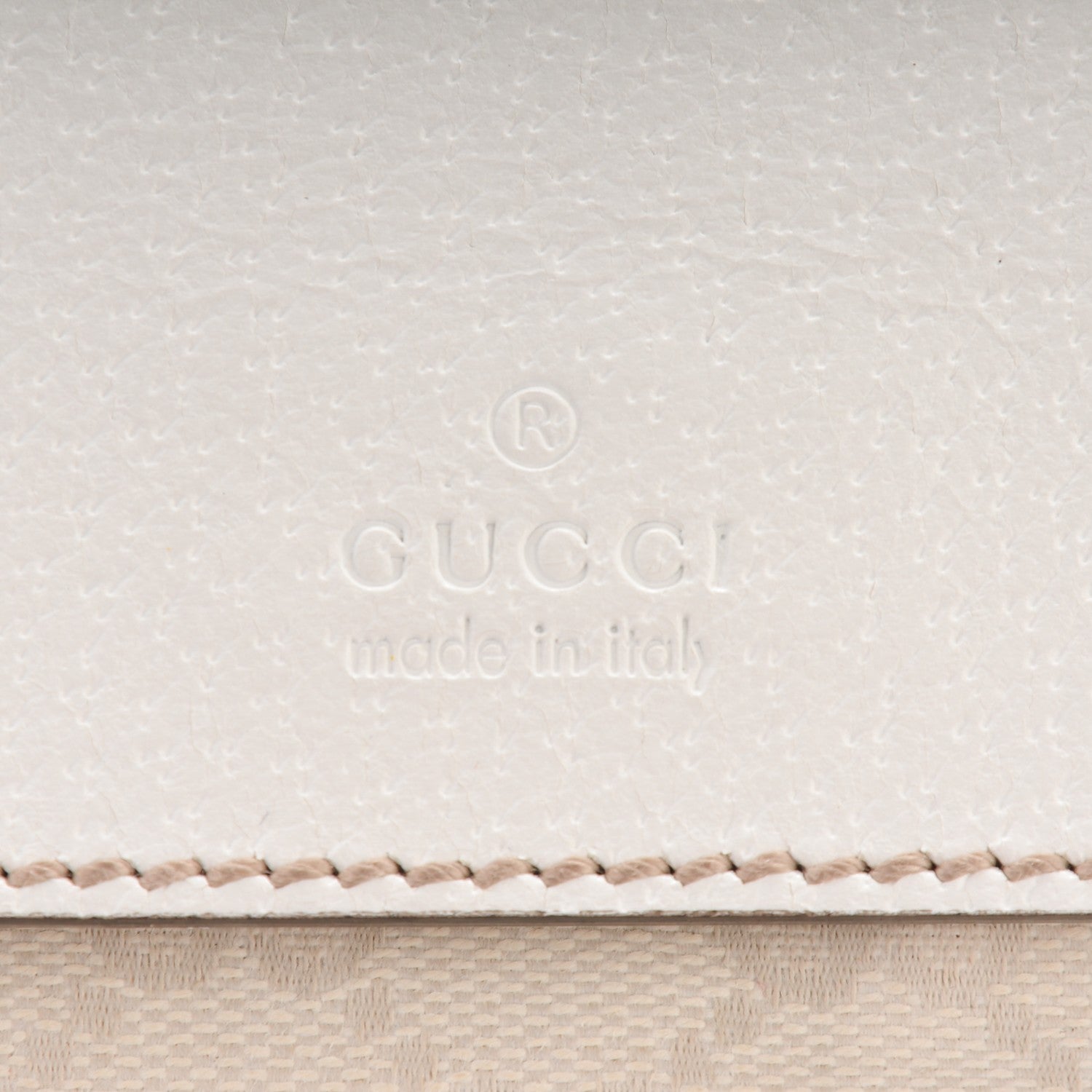 Gucci GG Monogram Web Double Pocket Belt Bag White 6 of 9