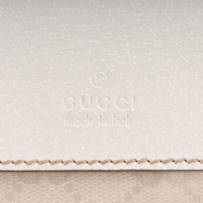Gucci GG Monogram Web Double Pocket Belt Bag White 6 of 9